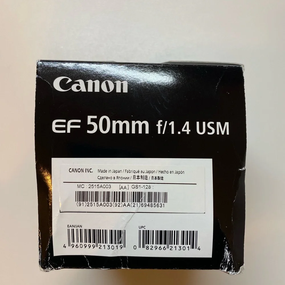 Canon EF 50mm f/1.4 USM Lens